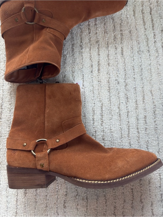NWT Dingo Men’s Whiskey Suede Leather Harness Boots Size 12D main image 5